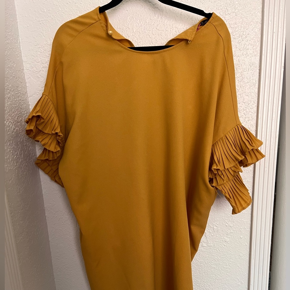 Shein Mustard Dress